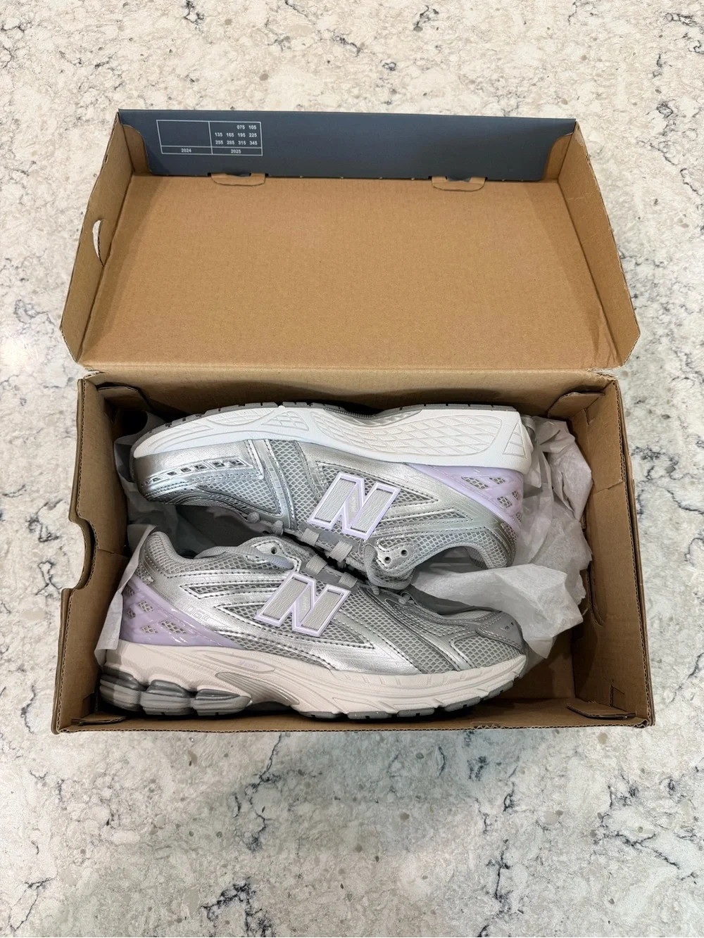 NEW - Size 5.5M/7W - New Balance 1906R Silver Metallic Violet Shoes - GC1906CX